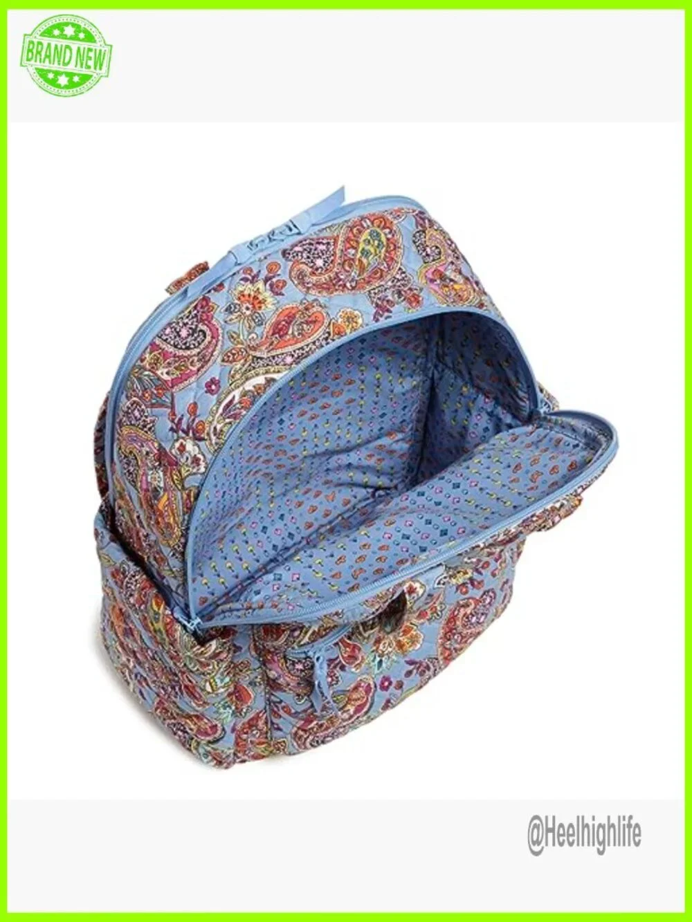Recycled Cotton Backpack Tote with Laptop Pocket, 23L Capacity